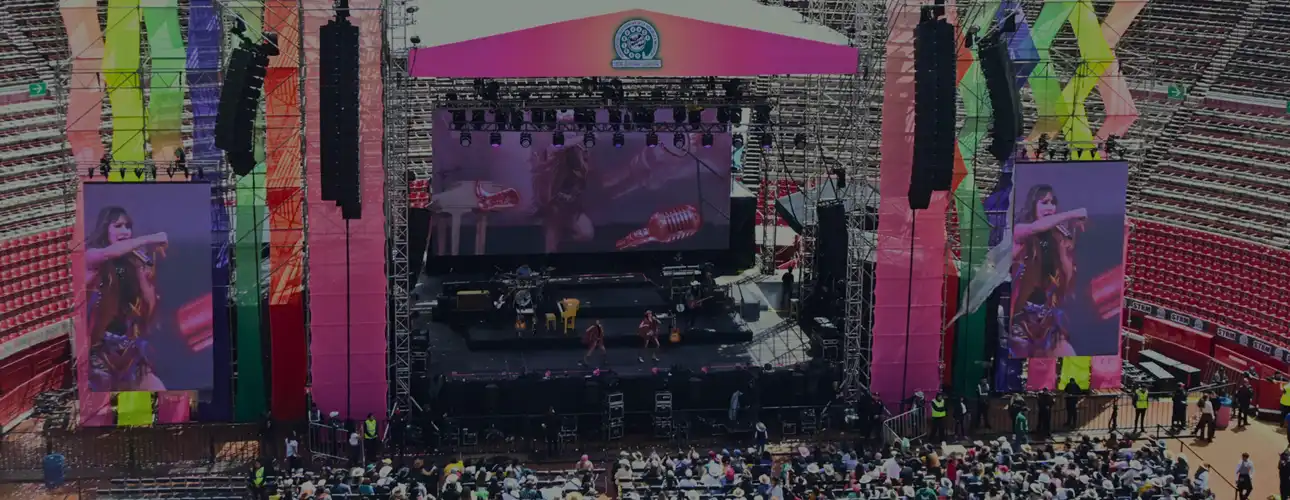 Evento masivo en la plaza de toros